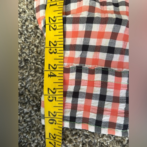 Arnold Zimberg NWT gingham cotton blend button up shirt size XL - Picture 13 of 14